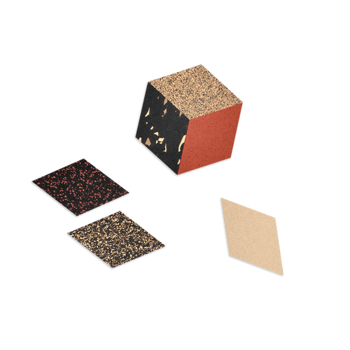 Rhombus Table Trivets - 6 Pack (Desert)